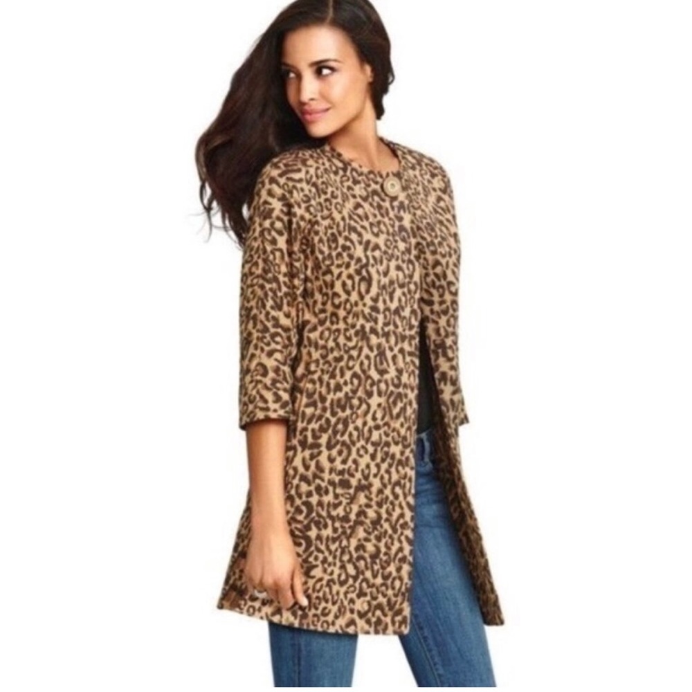 Cabi Carol Anderson Estate Leopard Print Jacket.  Size XS.